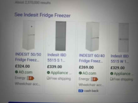 Photo of Indesit fridge spares (Thames ditton KT7) #1