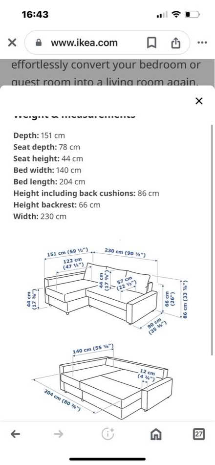 Photo of free Sofa bed (EN3 Enfield) #4