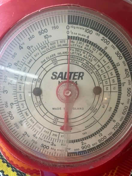 Photo of free Salter weighing scales (letters) (SE3 westcombe park/ maze hill) #1