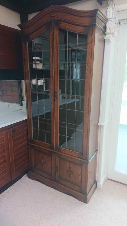 Photo of free Antique Oak Display Case (TN31) #1