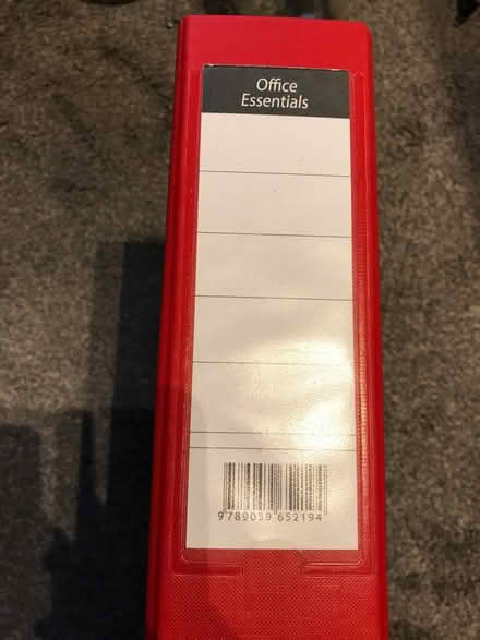Photo of free Large folder with plastic pockets (bicester centre) #3