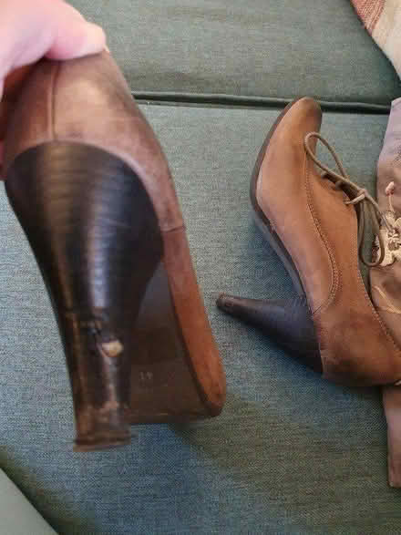 Photo of free Size 41 lace-up heels, leather (Hither green SE13) #1