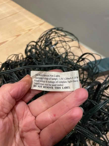 Photo of free Net of lights (Chorlton-cum-Hardy M21) #3