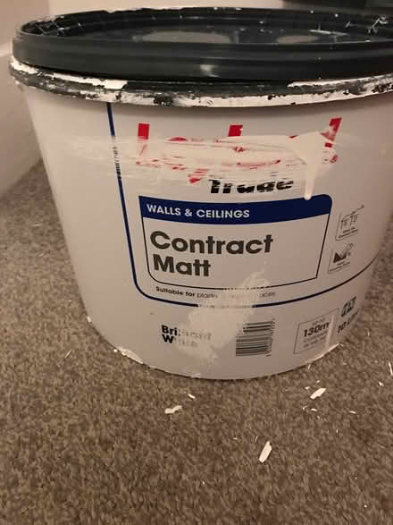 Photo of free Wall paint in white (Bryson Road) #1