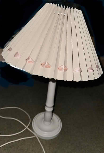 Photo of free Old style lamp with bulb (Nascot Wood WD17) #2