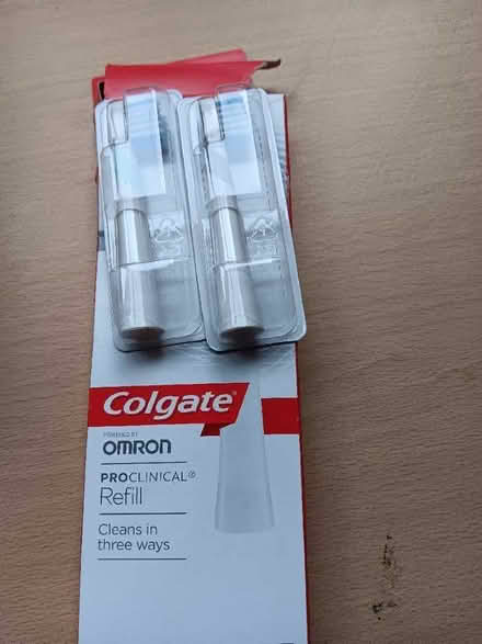 Photo of free Colgate Omron toothbrush heads unopened (Hailsham BN27) #1