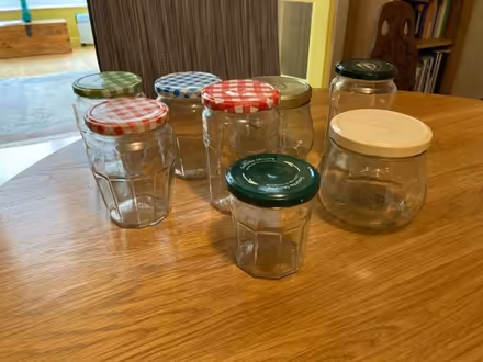 Photo of free glass storage jars (Hertford Heath SG13) #1