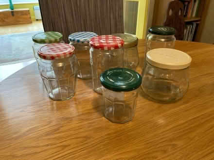 Photo of free glass storage jars (Hertford Heath SG13) #1
