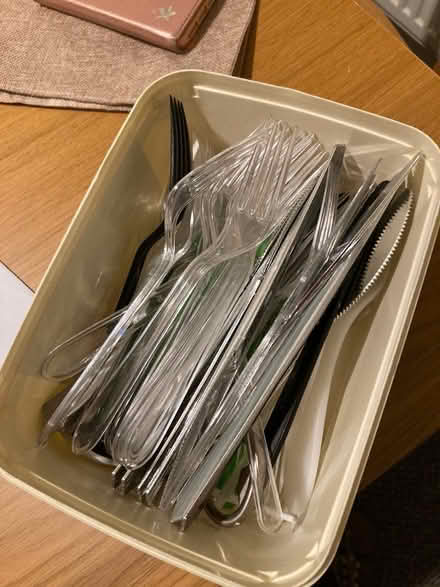 Photo of free Box of plastic cutlery (Parkdale WV6) #1