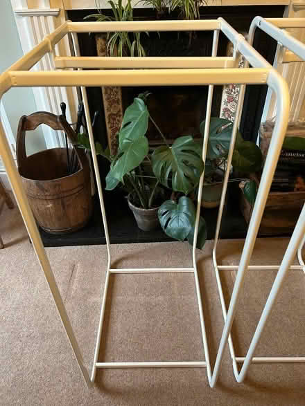Photo of free 2 x half height clothes rails (Hayfield SK22) #2