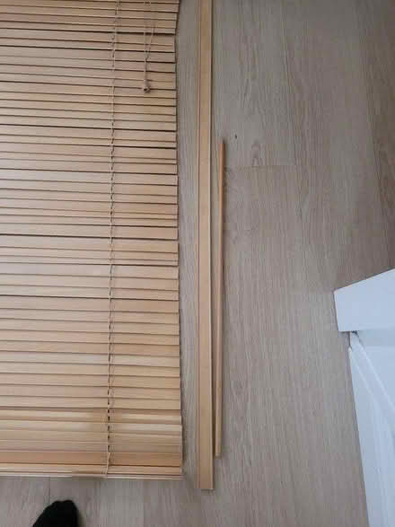 Photo of free Next wooden venetian blind (Walton on Thames) #2