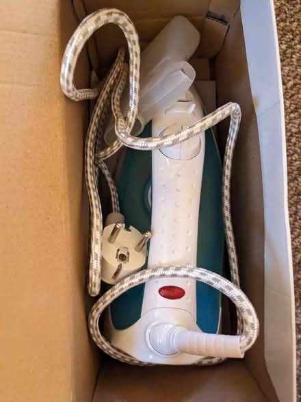 Photo of free Nearly new iron (european plug) (Grange Farm MK8) #2