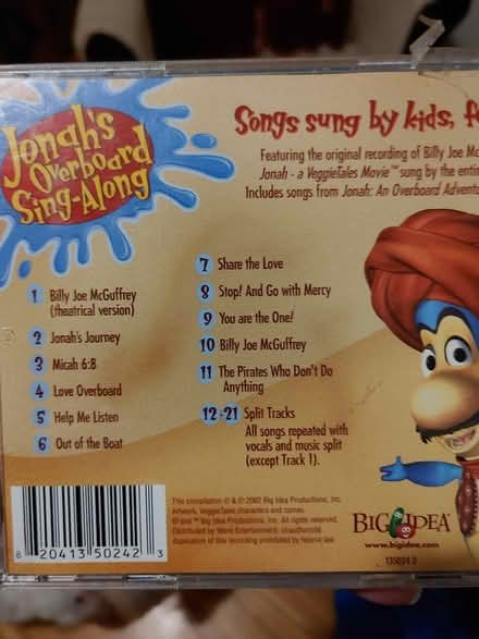 Photo of free Veggie Tales CD (Kitchener (Kitchener (Lancaster/Union)) #2