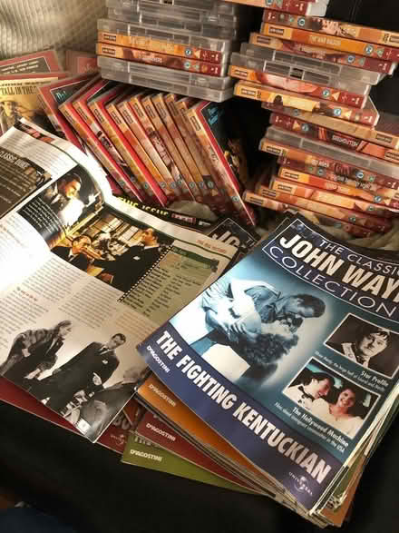 Photo of free John Wayne DVD collection with magazines. X45 (Woolton L19) #1