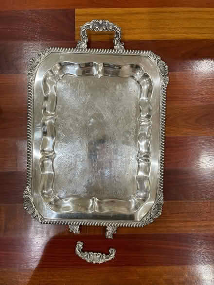 Photo of free Silver on copper tray - antique (Cupertino) #2