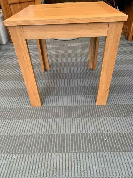 Photo of free 2 Small wooden tables (Havant PO9) #1