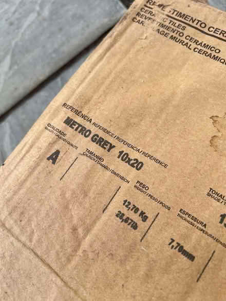 Photo of free Grey metro tiles - open box (Penn HP10) #1