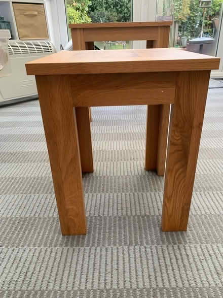 Photo of free 2 Small wooden tables (Havant PO9) #4