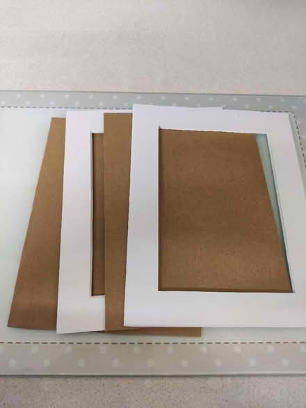 Photo of free Cardboard Cut A3 frames and 1 glass cover (Emsworth PO10) #1