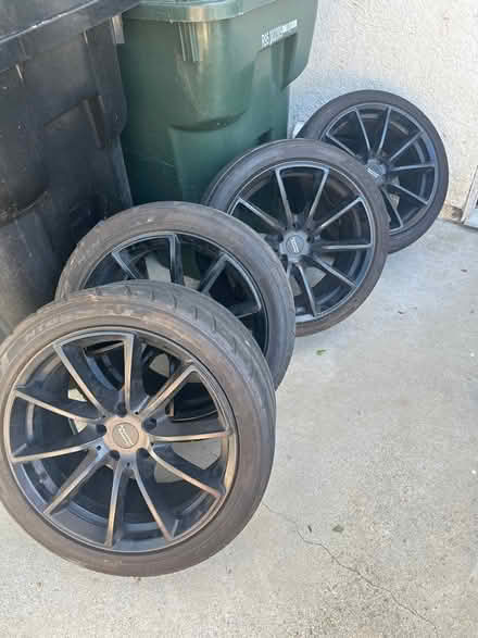Photo of free (4) 17” car rims (Yorba Linda) #1