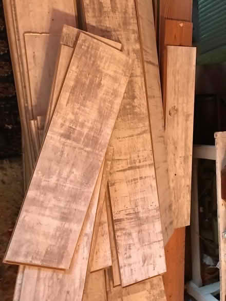 Photo of free Job lot of white wooden style flooring (Culgaith CA10) #2