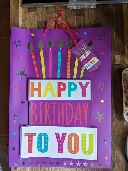 Photo of free Large birthday gift bag (Chapmanslade BA13) #1