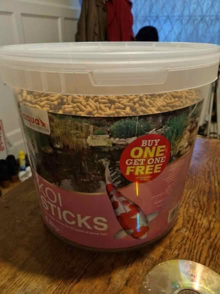 Photo of free Koi Sticks (fish food) 4.2kg drum. (Norbury SW16) #1