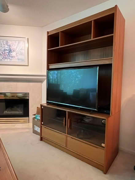 Photo of free Antique TV Cabinet, leather sofa (central lonsdale) #3