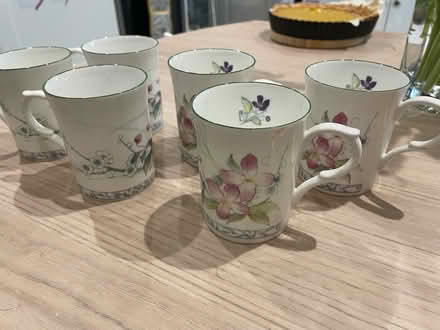 Photo of free Set of 6 Fine Bone China Mugs (SL6 Taplow) #2
