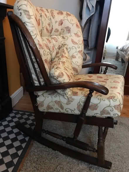 Photo of free Wooden rocking chair (Stalybridge SK15) #2