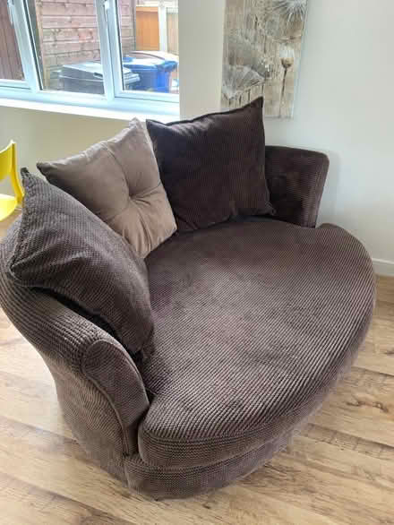 Photo of free dfs cuddler sofa (Moss Side PR26) #2