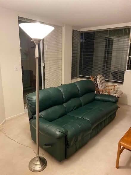 Photo of free Antique TV Cabinet, leather sofa (central lonsdale) #1