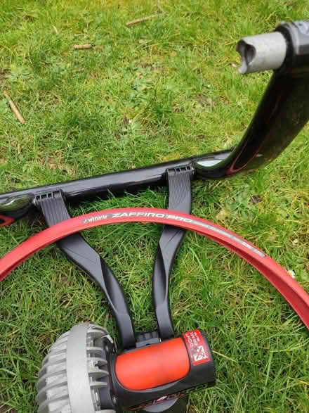 Photo of free Elite Chronos Fluid wheel on classic bike trainer and tyre. (Hayling Island PO11) #3