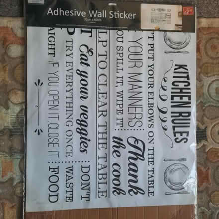 Photo of free Adhesive wall sticker (Monkston Park MK10) #1