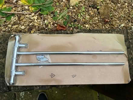 Photo of free Towel holder with two arms, new (Radstock) #1