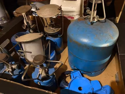 Photo of free Camping Gaz items and pump (King's College Playing Fields HA4) #2