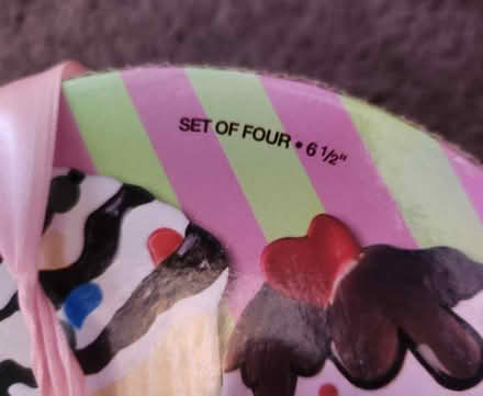 Photo of free 4 Cupcake Plates (Thornton 88th and York St) #2