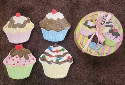 Photo of free 4 Cupcake Plates (Thornton 88th and York St) #1