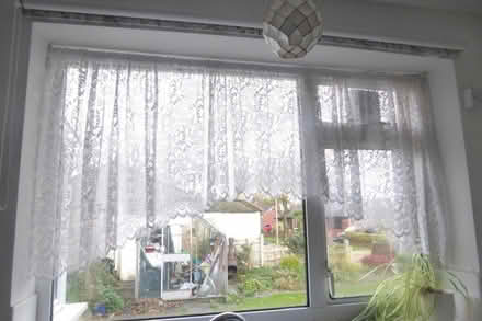 Photo of free Cafe style net curtain and rod (Garden Suburb OL8) #1