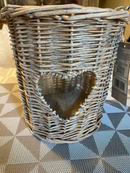 Photo of free Wicker candle basket (glass insert) (Ravenscourt Park W6) #1