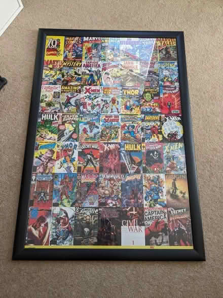 Photo of free Large framed comic book poster (Ruscote OX16) #1