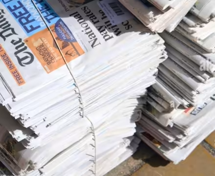 Photo of Old newspapers (White Hills) #1