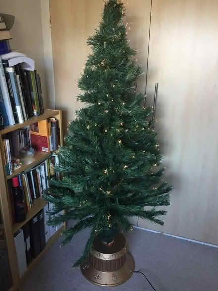 Photo of free 6ft Fiber Optic Christmas Tree with Stand & box (Whiston Lane Ends L35) #3
