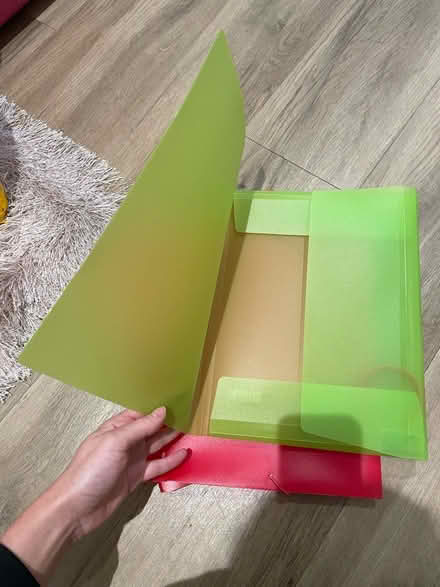Photo of free 3 plastic folders (Hendon, NW4) #2