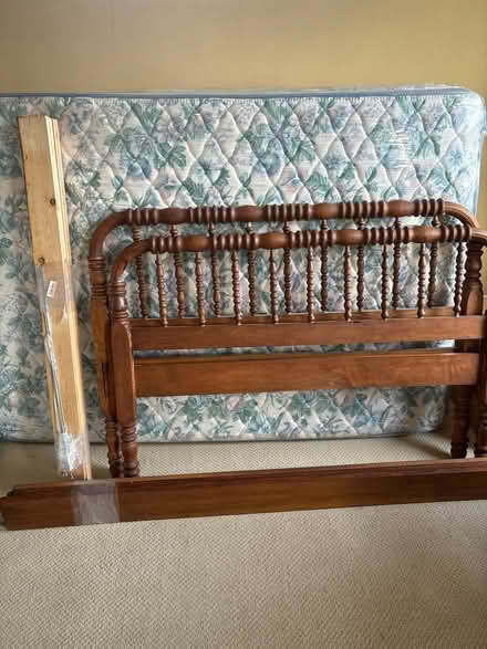 Photo of free Twin Jenny Lind Spool Wooden Bed (La Grange south of ogden) #1