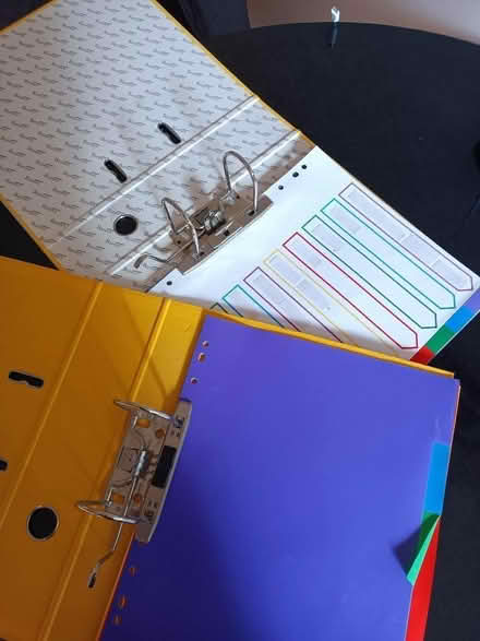 Photo of free Two folders with dividers. (Saltaire BD18) #2