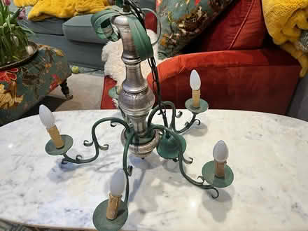 Photo of free Metal chandelier (Southfields) #1