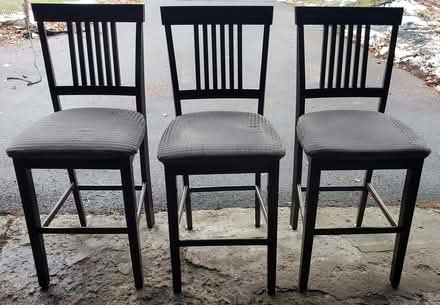 Photo of free 3 wooden chairs (Trend Arlington) #1