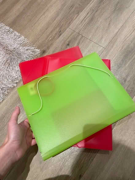 Photo of free 3 plastic folders (Hendon, NW4) #1