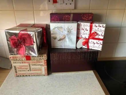 Photo of free EMPTY Xmas boxes (Poplars SG2) #1